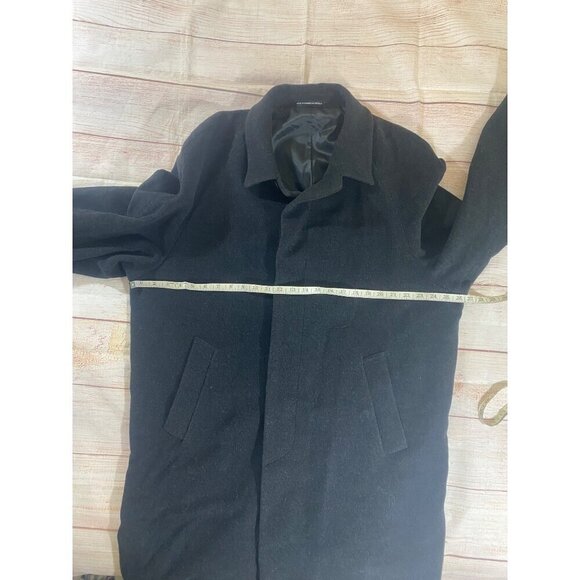 Lauren Ralph Lauren Men's Grey Wool Classic Over Coat - 48 L - Picture 8 of 12